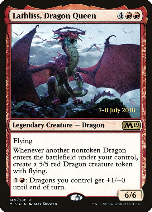 Lathliss, Dragon Queen from Core Set 2019 Promos