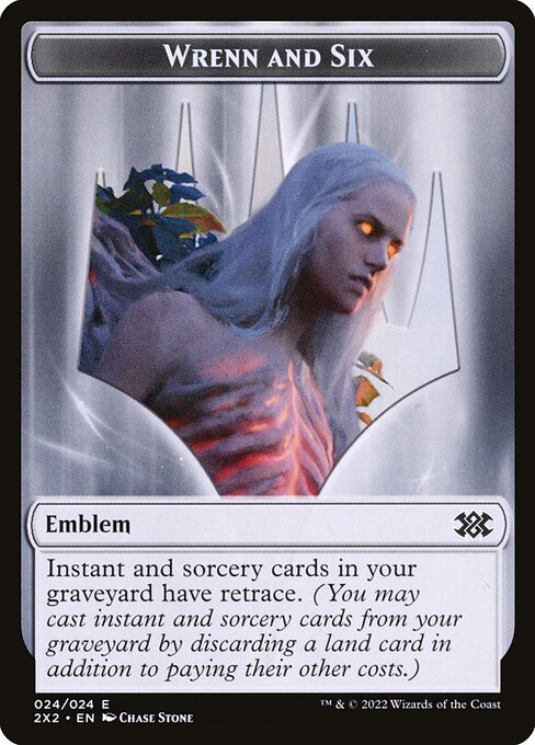 Wrenn and Six Emblem highlighted card art