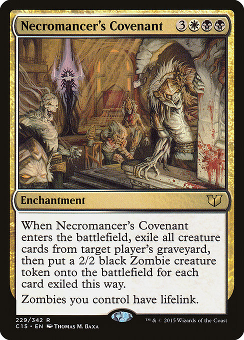 Necromancer's Covenant highlighted card art