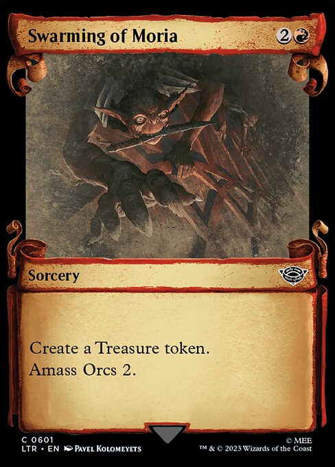 Swarming of Moria highlighted card art