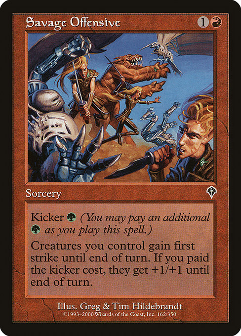 Savage Offensive highlighted card art