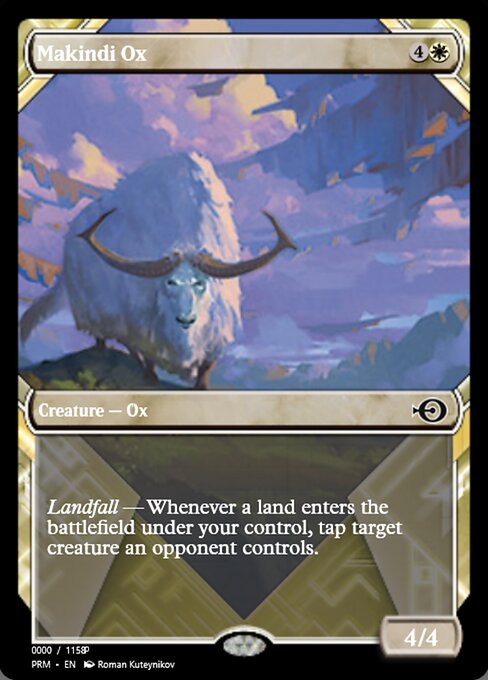 Makindi Ox highlighted card art