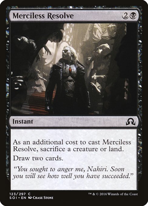 Merciless Resolve from Shadows over Innistrad