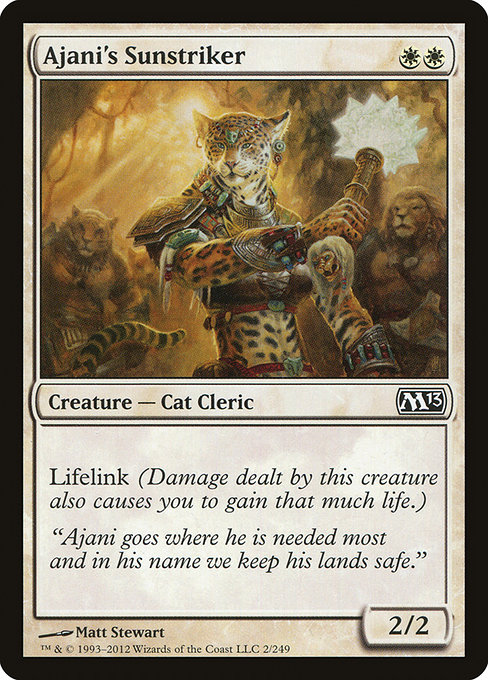 Ajani's Sunstriker from Magic 2013