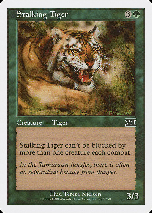 Stalking Tiger from Classic Sixth Edition