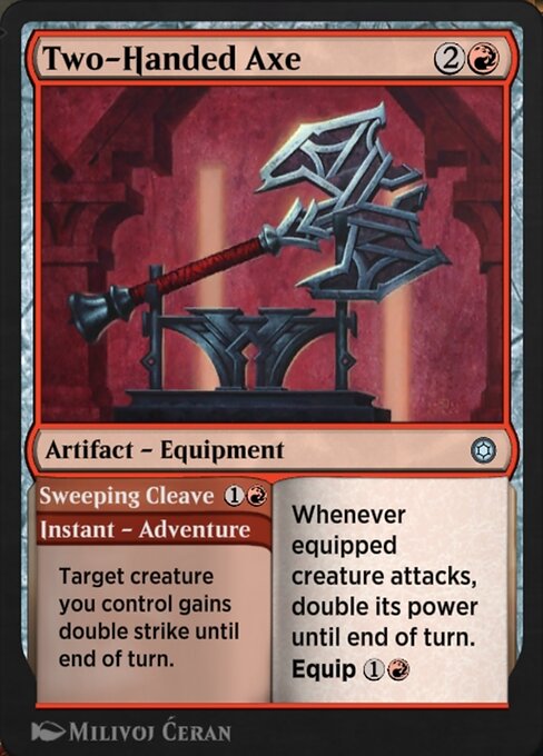 Two-Handed Axe // Sweeping Cleave from Alchemy Horizons: Baldur's Gate