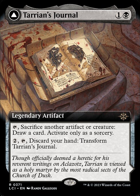 Tarrian's Journal // The Tomb of Aclazotz from The Lost Caverns of Ixalan
