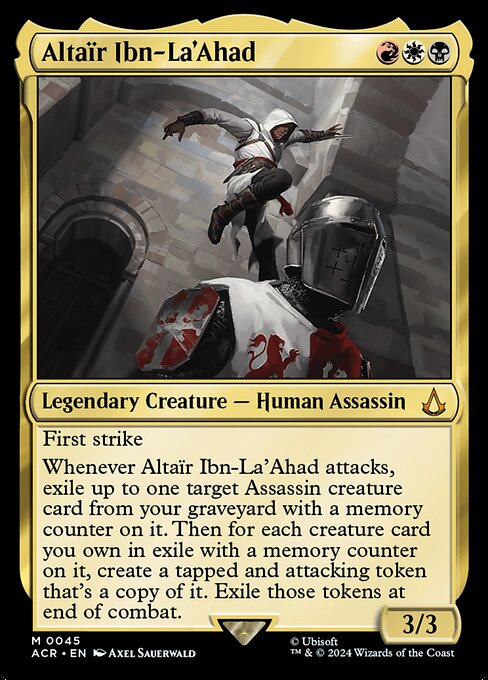 Altaïr Ibn-La'Ahad highlighted card art