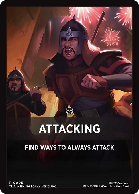 Attacking highlighted card art