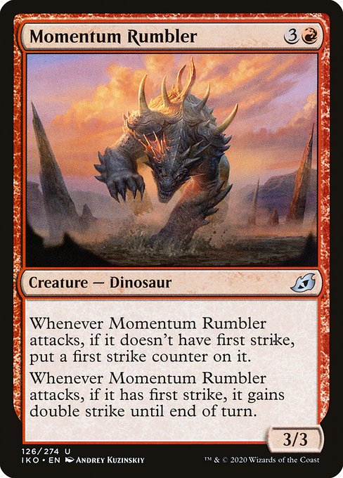 Momentum Rumbler highlighted card art
