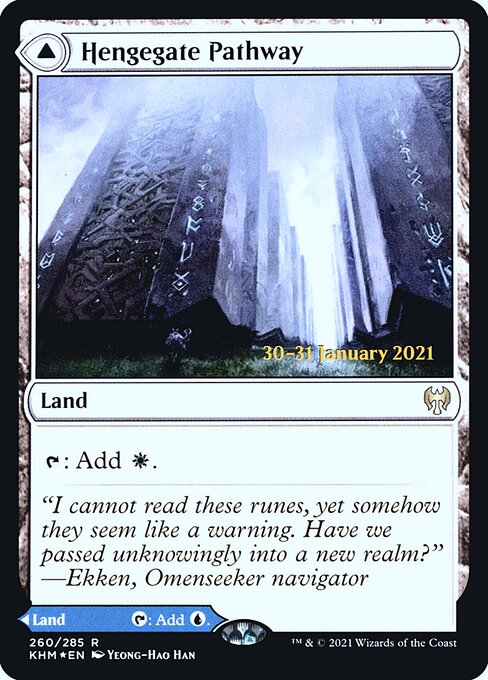 Hengegate Pathway // Mistgate Pathway from Kaldheim Promos
