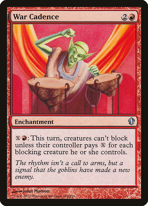 War Cadence highlighted card art