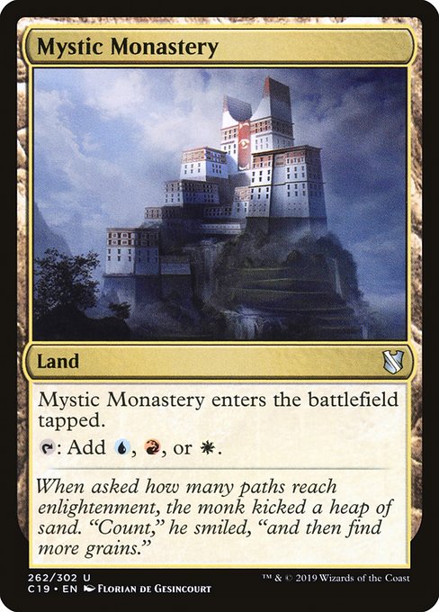 Mystic Monastery from Commander 2019