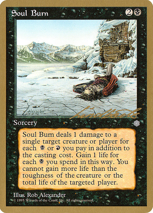 Soul Burn from Pro Tour Collector Set