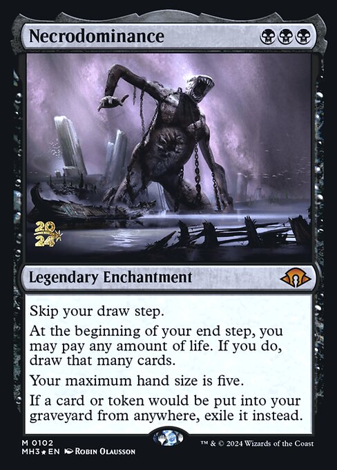 Necrodominance highlighted card art