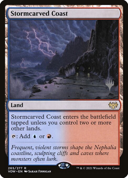 Stormcarved Coast from Innistrad: Crimson Vow Promos
