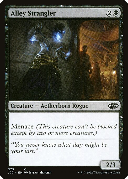 Alley Strangler highlighted card art