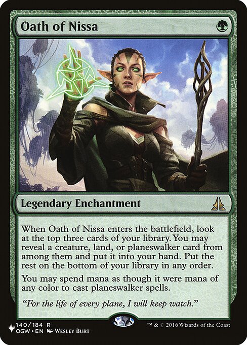 Oath of Nissa from The List