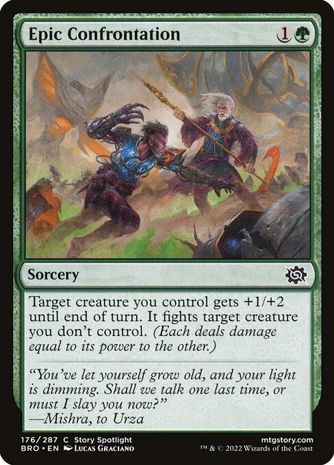 Epic Confrontation highlighted card art