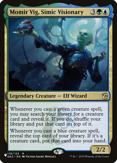Momir Vig, Simic Visionary highlighted card art