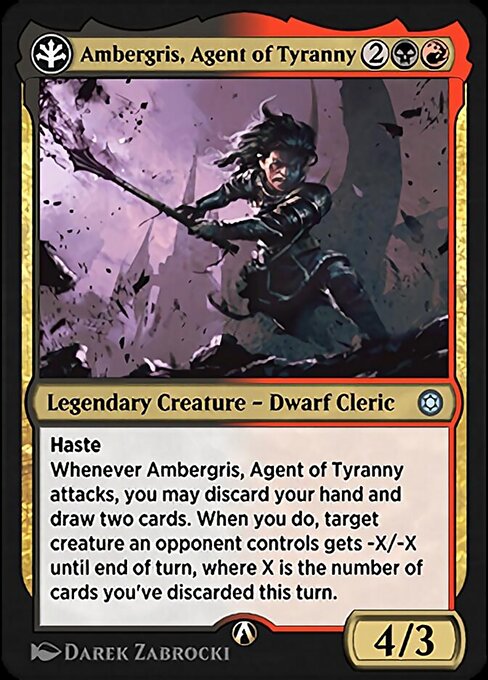 Ambergris, Agent of Tyranny highlighted card art