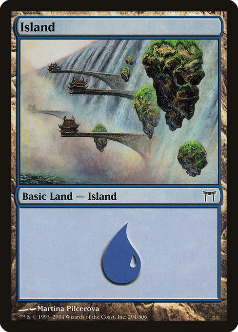 Island from Champions of Kamigawa
