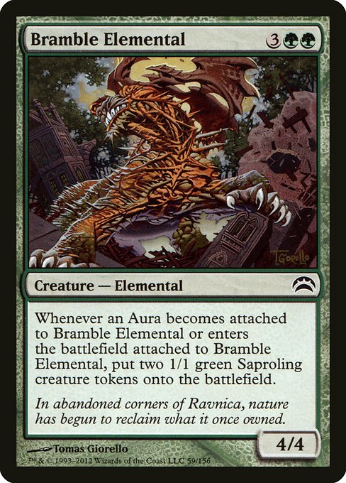 Bramble Elemental from Planechase 2012