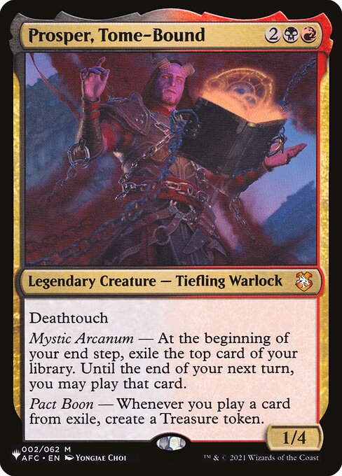 Prosper, Tome-Bound from The List