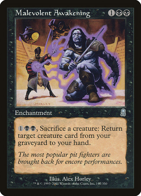 Malevolent Awakening highlighted card art