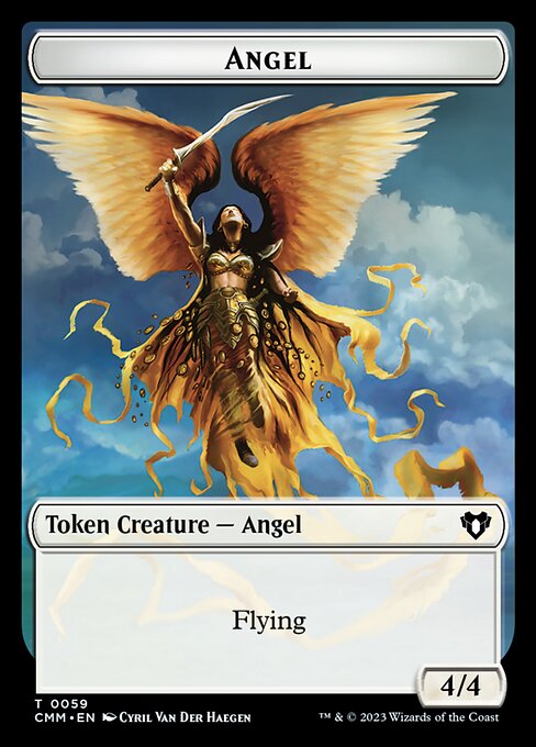 Angel from Commander Masters Tokens