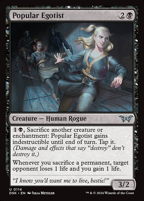 Popular Egotist highlighted card art