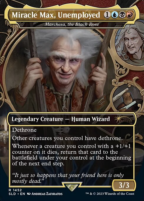 Marchesa, the Black Rose from Secret Lair Drop