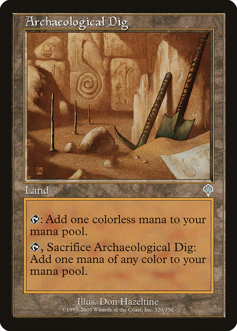 Archaeological Dig highlighted card art