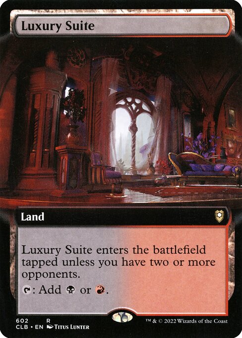 Luxury Suite highlighted card art