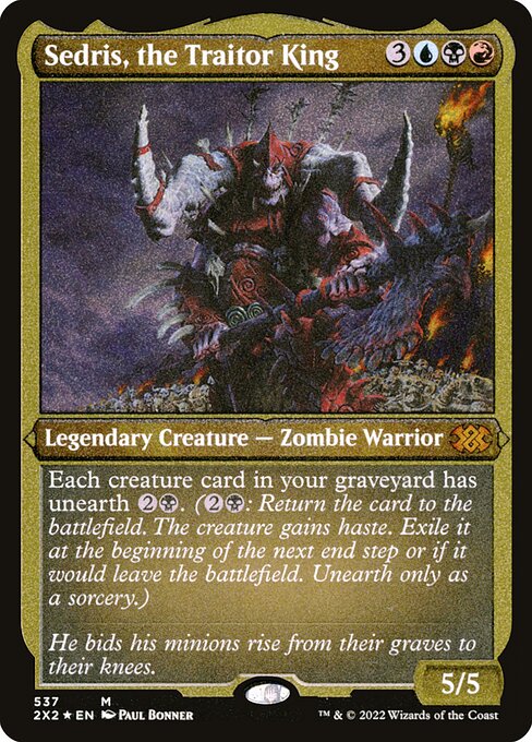 Sedris, the Traitor King from Double Masters 2022