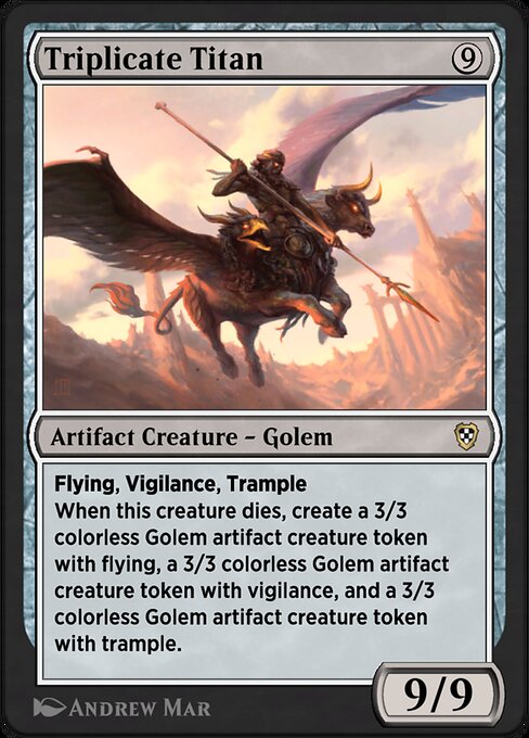 Triplicate Titan highlighted card art