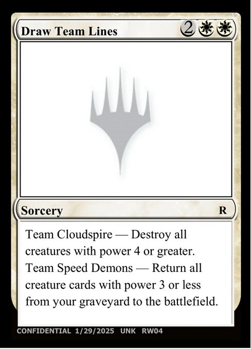 Draw Team Lines highlighted card art