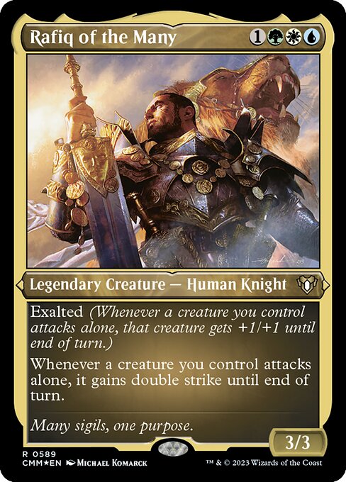 Rafiq of the Many highlighted card art