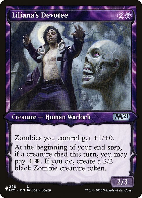 Liliana's Devotee from The List