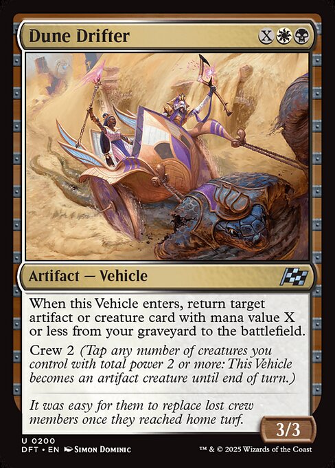 Dune Drifter highlighted card art