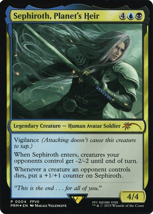 Sephiroth, Planet's Heir highlighted card art