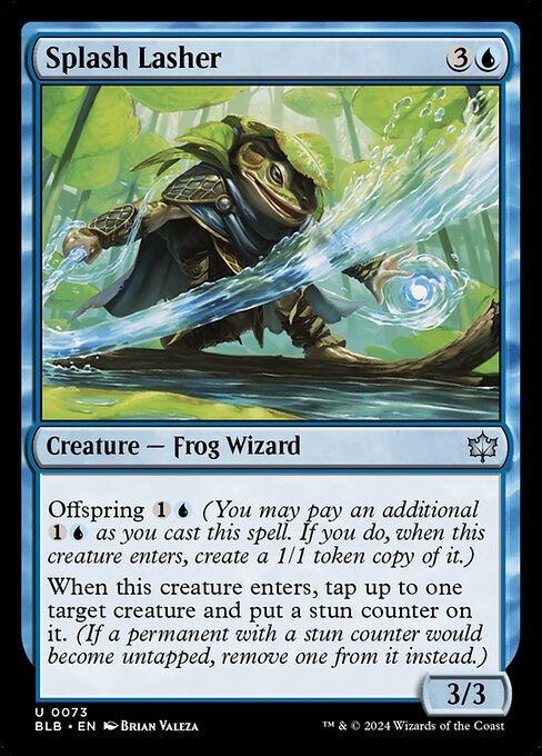Splash Lasher highlighted card art