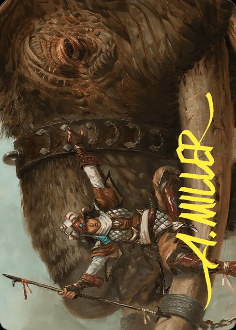 Tuskguard Captain // Tuskguard Captain highlighted card art