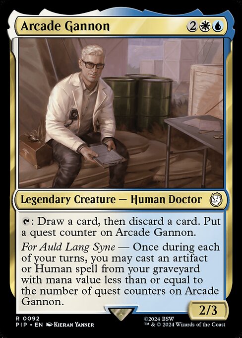 Arcade Gannon highlighted card art