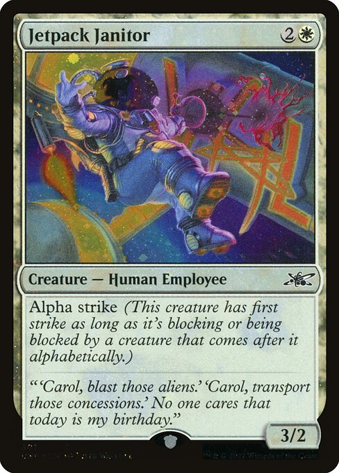 Jetpack Janitor highlighted card art