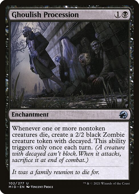 Ghoulish Procession from Innistrad: Midnight Hunt