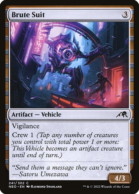Brute Suit highlighted card art