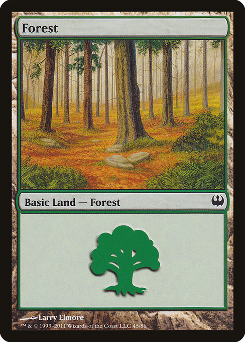 Forest from Duel Decks: Knights vs. Dragons
