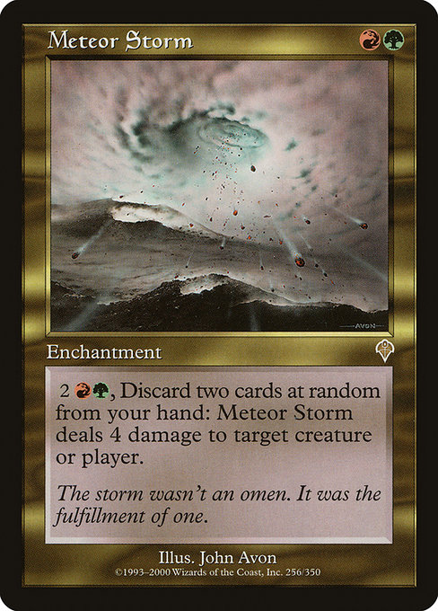 Meteor Storm highlighted card art
