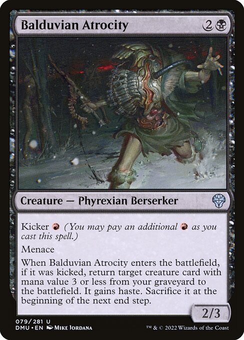 Balduvian Atrocity highlighted card art